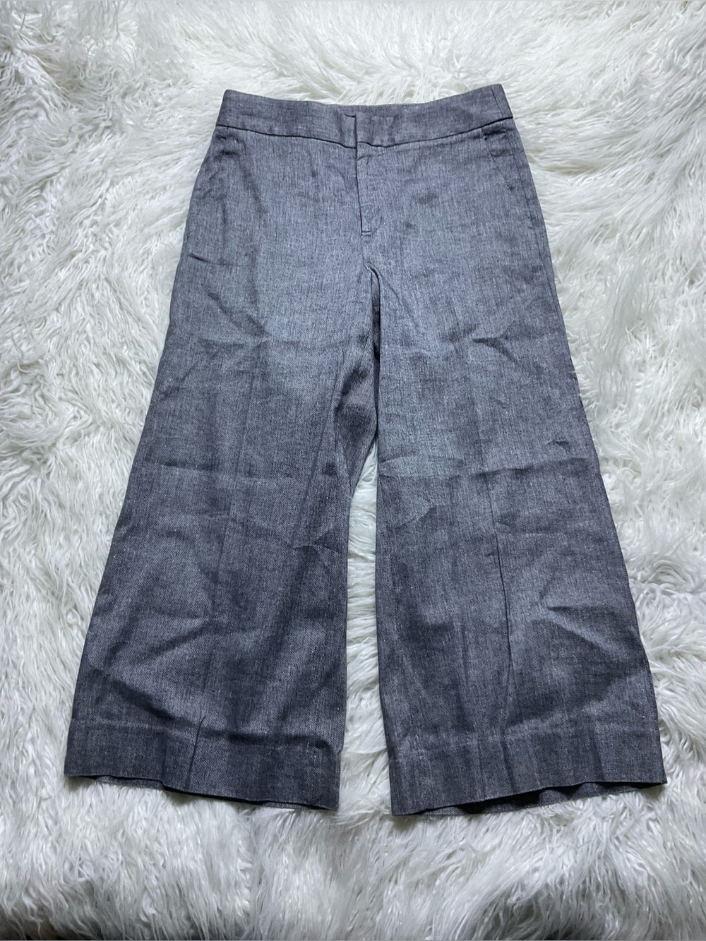 Banana Republic Cropped Wide Leg Trousers
